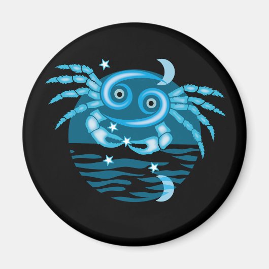 Zodiac-Sternzeichen - Krebszeichen Magnet (Vorne)