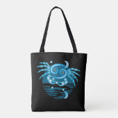 Zodiac-Sternzeichen - Krebszeichen Tasche (Rückseite)
