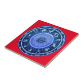 Zodiac Sun Sign Astrologie Kalender Thunder_Cove Fliese (Seite)