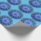 Zodiac Sun Sign Astrologie Kalender Thunder_Cove Geschenkpapier (Ecke)