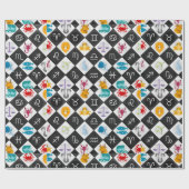 Zodiac Sun Sign Astrologie Kalender Thunder_Cove  Geschenkpapier (Flach)