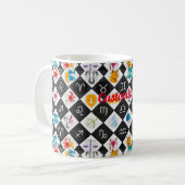 Zodiac Sun Sign Astrologie Kalender Thunder_Cove Kaffeetasse (Vorderseite Links)