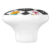 Zodiac Sun Sign Astrologie Kalender Thunder_Cove Keramikknauf (Seitenansicht)