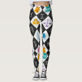 Zodiac Sun Sign Astrologie Kalender Thunder_Cove Leggings (Vorderseite)