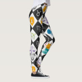 Zodiac Sun Sign Astrologie Kalender Thunder_Cove Leggings (Rechts)
