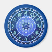 Zodiac Sun Sign Astrologie Kalender Thunder_Cove Magnet (Vorne)