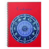 Zodiac Sun Sign Astrologie Kalender Thunder_Cove Notizblock (Vorderseite)