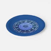Zodiac Sun Sign Astrologie Kalender Thunder_Cove Pappteller (Schrägansicht)