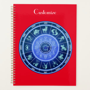 Zodiac Sun Sign Astrologie Kalender Thunder_Cove Planer
