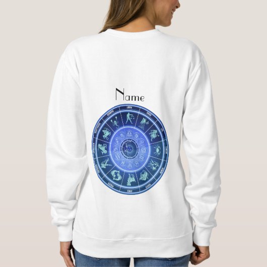 Zodiac Sun Sign Astrologie Kalender Thunder_Cove Sweatshirt (Rückseite)