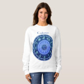 Zodiac Sun Sign Astrologie Kalender Thunder_Cove Sweatshirt (Vorne ganz)