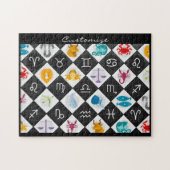 Zodiac Sun Sign Astrology Kalender Thunder_CovE Puzzle (Horizontal)