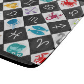 Zodiac Sun Sign Astrology Kalender Thunder_CovE Schneidebrett (Ecke)