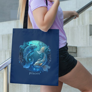 Zodiac Symbol Celestial Fantasy Fisces Tasche