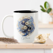 Zodiac Symbol Celestial Fantasy Fisces Zweifarbige Tasse