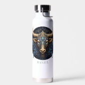 Zodiac Symbol Fantasy Bull Celestial Galaxy Taurus Trinkflasche (Links)