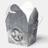 Zodiac-Symbol für Krebs in gestörter Dekoration Geschenkschachtel (Geöffnet)