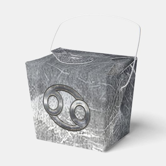 Zodiac-Symbol für Krebs in gestörter Dekoration Geschenkschachtel (Vorderseite)