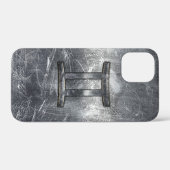 Zodiac-Symbol in Grunge Beändigter Stil Case-Mate iPhone Hülle (Rückseite (Horizontal))