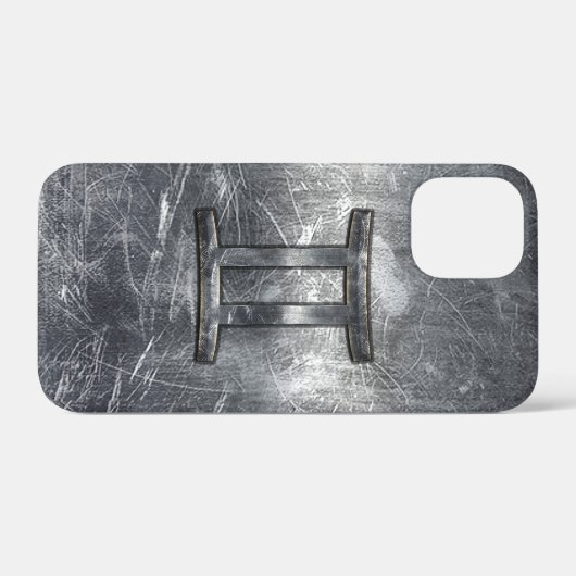 Zodiac-Symbol in Grunge Beändigter Stil Case-Mate iPhone Hülle (Rückseite (Horizontal))