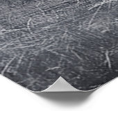 Zodiac-Symbol in Grunge Beändigter Stil Poster (Ecke)