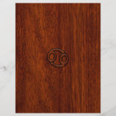 Zodiac Symbol on Mahogany Style Decor (Vorderseite)