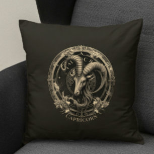 Zodiac Symbol Sea Goat Celestie Fantasy Capricorn Kissen