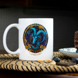 Zodiac Symbol Sea Goat Celestie Fantasy Capricorn Zweifarbige Tasse