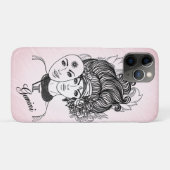 Zodiac-Symbol und Pink-Zeichen Case-Mate iPhone Hülle (Rückseite (Horizontal))