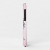 Zodiac-Symbol und Pink-Zeichen Case-Mate iPhone Hülle (Hinten/Links)