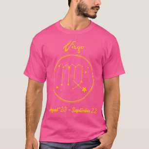 Zodiac Symbol Virgo Constellation Astronomie T-Shirt