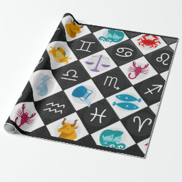 Zodiac Symbols Horoskop Zeichen Astrologie Geschenkpapier