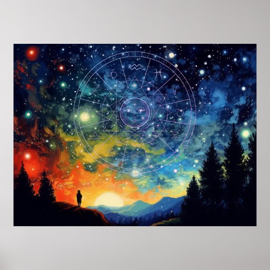 Zodiac Symphony - A Celestial Journey Poster (Vorne)