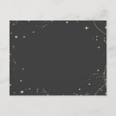 Zodiac Tarot Celestial Bridal Shower Recipe Card Begleitkarte (Rückseite)