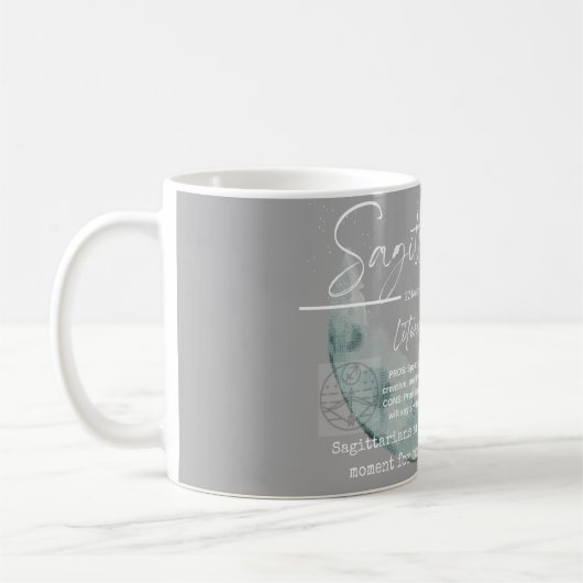 Zodiac-Tasse- sagittarius Kaffeetasse (Links)