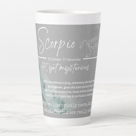 Zodiac-Tasse- Skorpio Milchtasse (Vorderseite)