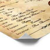 ZODIAC TAURUS Birth Sign POSTER (Ecke)