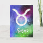 Zodiac: Taurus Daten Karte (Vorderseite)