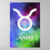 Zodiac: Taurus Daten Poster (Vorne)