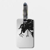 Zodiac Taurus Gepäckanhänger (Rückseite vertikal)