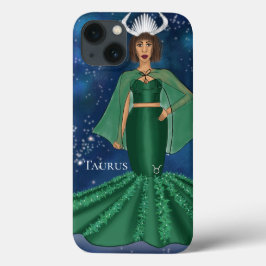 Zodiac Taurus Goddess in der Himmelsgalaxie Space Case-Mate iPhone Hülle