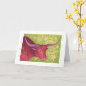 Zodiac Taurus "Happy Birthday" weiße Grenze Karte (Gelbe Blume)