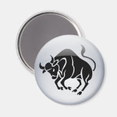 Zodiac Taurus Magnet (Vorderseite/Rückseite)