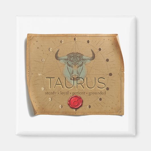 ZODIAC - Taurus - Magnet (Vorne)