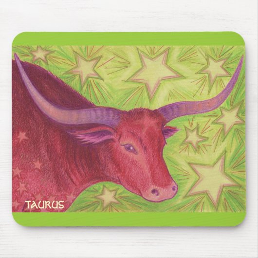 Zodiac Taurus mousepad (Vorne)