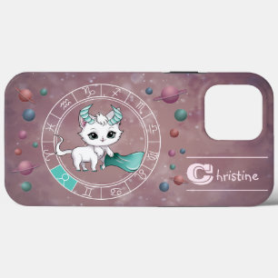 Zodiac Taurus Niedlich Cat Wheel Planet Astrologie Case-Mate iPhone Hülle