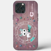 Zodiac Taurus Niedlich Cat Wheel Planet Astrologie Case-Mate iPhone Hülle (Rückseite)