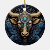 Zodiac Taurus Personalisiert Astrologie Ornament (Vorne)