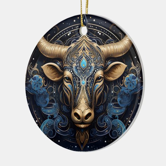 Zodiac Taurus Personalisiert Astrologie Ornament (Links)
