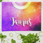 Zodiac : Taurus Space Candy Geschirrtuch (Gefaltet)